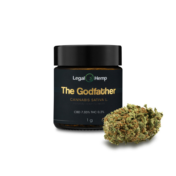 CBD Legal Hemp The Godfather Susz konopny 2g