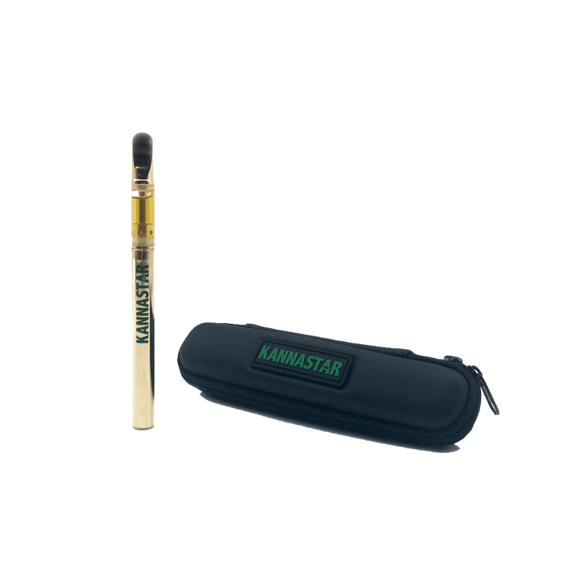 Kannastar Vape Pen 90% zestaw startowy Waporyzator + Kartridź 900 mg Gelato